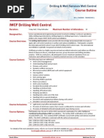 IWCF Drilling Well Control Course - Welltrain 