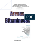 Arenas Bituminosas Trabajoo