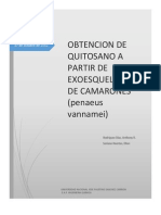 Obtencion de Quitosano A Partir de Residuos de Camarones