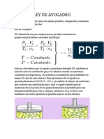 Ley de Avogadro