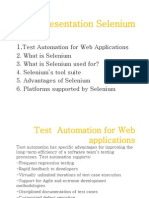 Selenium Presentation