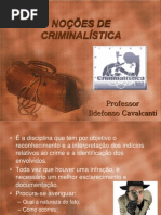 Noções de Criminalística