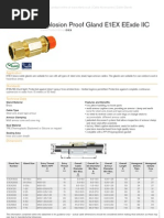 Explosion Proof Gland E1EX