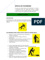 Cartilla de Seguridad Enero