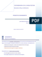 Projecto de Saneamento - AT - Aulas 1 A 5