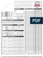 Generic d20 Character Sheet