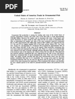 1997 - United States of America Trade in Ornamental Fish