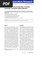 2008 - Using Efinol During Transportation of Marbled Hatchetfish Carnegiella Strigata