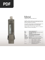 Metal: Rugged 2Ghz or 5Ghz Outdoor Unit