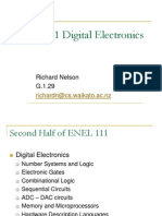 ENEL111 Digital Electronics: Richard Nelson G.1.29