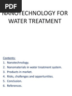 Nanotechnology Water Treatment