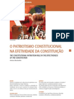 O Patriotismo Constitucional Na Efetividade Da Constituição