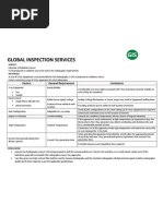 Global Inspection Services: Factors General Requirement Limitations