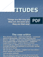 Attitudes: "Things Are The Way You Think