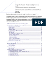 Swiss Ephemeris Programming