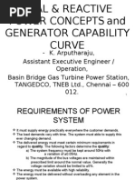 Generator Capability Curve