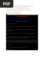 Instalar y Activar Windows 8 Pro