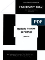 Memento Stations de Pompage Mars 99 PDF