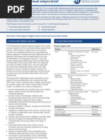 Ib Physics Higher Level Subject Brief