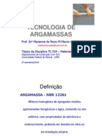 TC034 - Argamassas - Marienne - Tecnologia Das Argamassas - Materiais III PDF