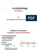 3rd Lecture On Nerve Physiology by Dr. Roomi