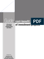 Guide To Cost-Benefit Analysis of Infrastructure Projects