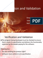 Verification and Validation