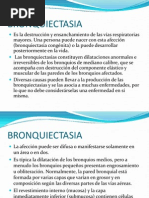 Bronquiectasia. Francis Padron