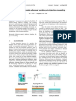 In-Situ Plastic-To-Metal Adhesive Bonding Via Injection Moulding