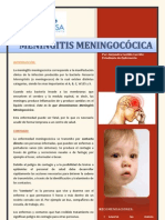 Folleto de Meningitis Meningocócica