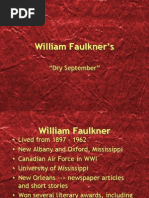 William Faulkner - Dry September