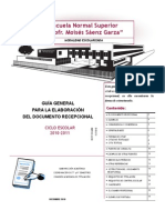 Documento Recepcional - Especificaciones