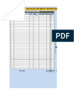 Battery Sizing Calculator