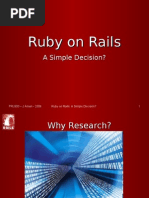 Ruby On Rails Power Point