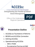 ACCESs and The Revised SBM