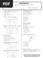 Ficha Final (Operaciones Entre Conjuntos