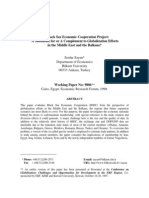 The Black Sea Economic Cooperation Project: A Substitute For or A Complement To Globalization Efforts in The Middle East and The Balkans?