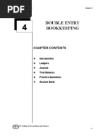 Double Entry Bookkeeping: Ledgers Journal Trial Balance Practice Questions Answer Bank