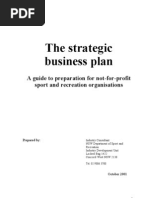 The Strategic Business Plan