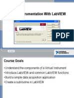 Virtual Instrumentation With Labview