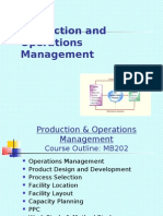 Production and Operations Management