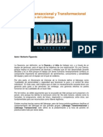 Liderazgo Transaccional y Transformacional