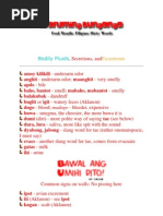 Filipino Dirty Words