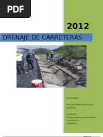 Informe de Drenaje de Carreteras