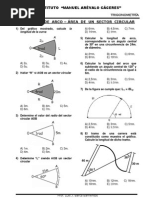 Trigonometria - Longitud de Arco - Area de Un Sector Circular