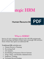 Strategic Human Resource Management