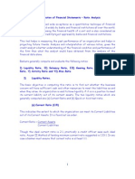 Interpretation of Financial Statements - Ratio Analysis