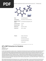 Estrazione Di DMT Da Materiale Vegetale