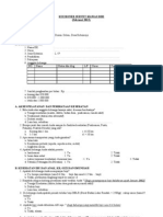 Kuesioner Revisi 2013