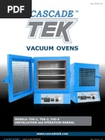 CascadeTEK Vacuum Oven Manual